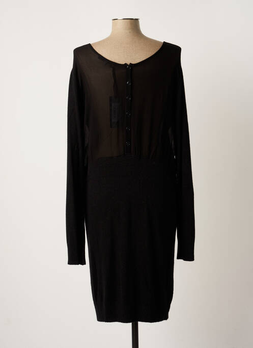 Robe pull noir LA FEE MARABOUTEE femme