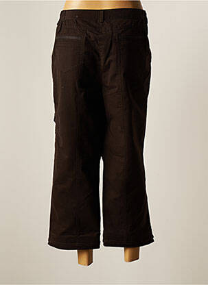 Pantacourt stretch taille normale marron JAC JAC femme