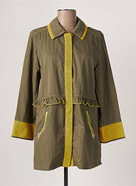 Veste casual poches vert POUPEE CHIC femme