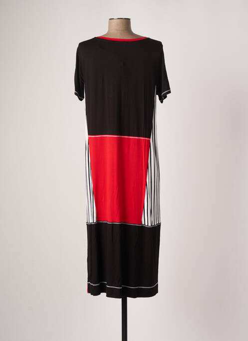 Robe mi-longue noir POUPEE CHIC femme