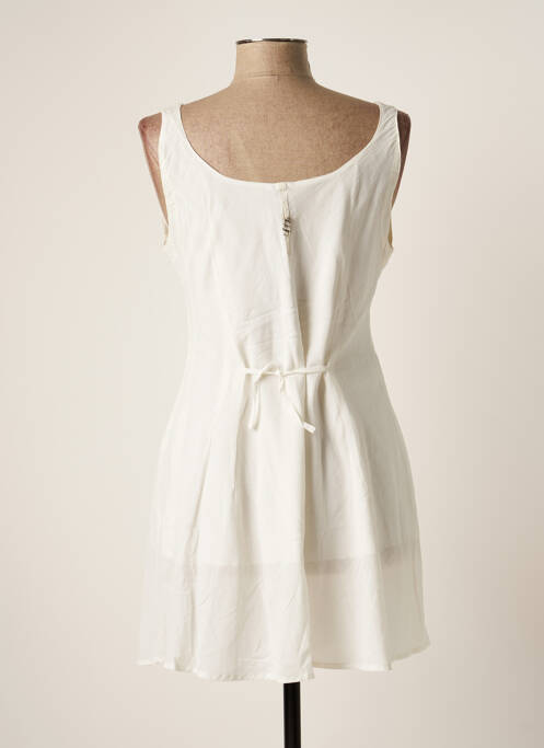 Robe courte blanc FILLE DES SABLES pour femme