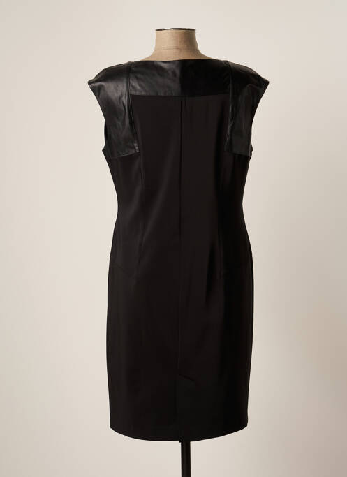 Robe mi-longue noir RIVIERES DE LUNE pour femme