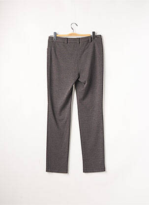 Pantalon droit stretch taille normale gris O.K.S femme