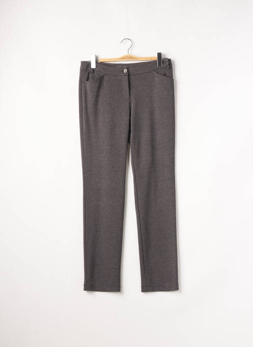 Pantalon droit gris O.K.S pour femme