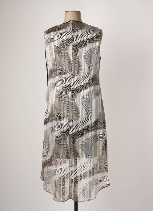 Robe mi-longue noir FRANK LYMAN femme