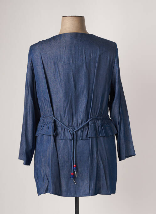 Veste casual bleu POUPEE CHIC femme