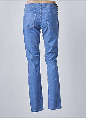 Pantalon slim taille normale taille normale bleu DESGASTE femme
