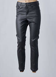 Pantalon slim taille normale taille normale noir FRANK LYMAN femme