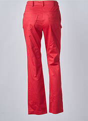 Pantalon slim rouge O.K.S pour femme seconde vue