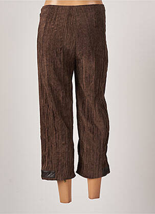 Pantalon 7/8 stretch taille normale marron ANIMALE femme