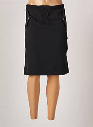 Jupe mi-longue coupe droite noir ARAYAL femme