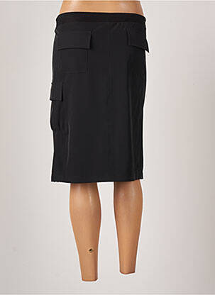 Jupe mi-longue coupe droite noir ARAYAL femme