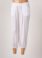 Pantalon 7/8 blanc BLEU BLANC ROUGE pour femme seconde vue