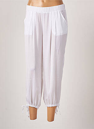 Pantalon 7/8 blanc BLEU BLANC ROUGE pour femme