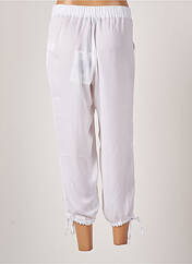 Pantalon 7/8 blanc BLEU BLANC ROUGE pour femme seconde vue