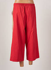 Pantalon 7/8 rouge POUPEE CHIC pour femme seconde vue
