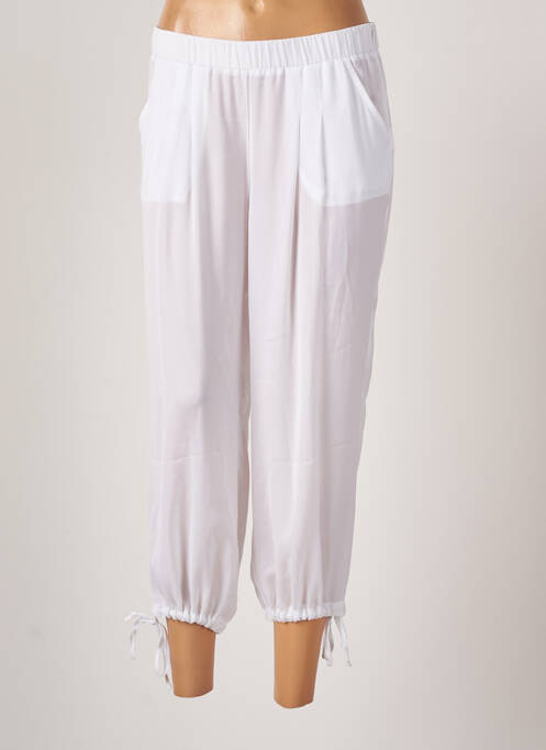 Pantalon 7/8 blanc BLEU BLANC ROUGE pour femme