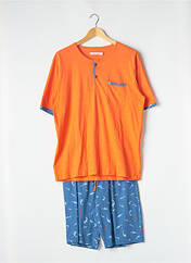 Pyjashort orange CHRISTIAN CANE pour homme seconde vue
