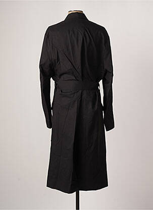 Trench col tailleur sans capuche noir AZZARO homme