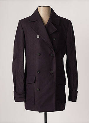 Manteau court violet AZZARO pour homme