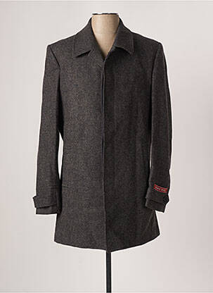 Manteau long gris AZZARO pour homme
