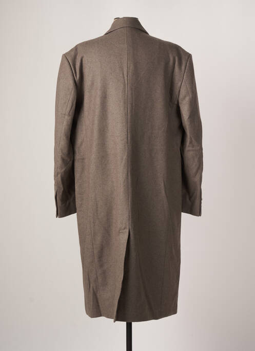 Manteau long gris AZZARO pour homme