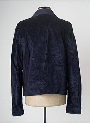 Veste casual coupe droite bleu AZZARO homme