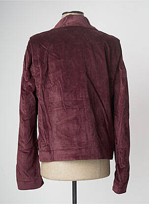 Veste casual coupe droite violet AZZARO homme