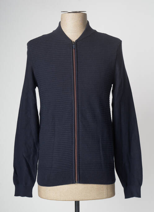 Veste casual poignets poignets élastiqués bleu DEVRED homme