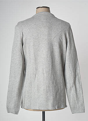 Gilet manches longues fermeture boutonnée sur le devant gris DEVRED homme