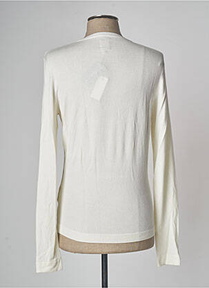 Pull col rond manches longues beige DEVRED homme