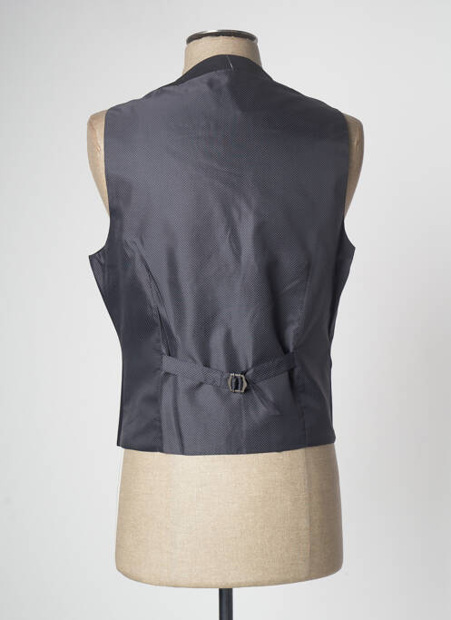 Gilet sans manche bi-matiére bleu DEVRED homme