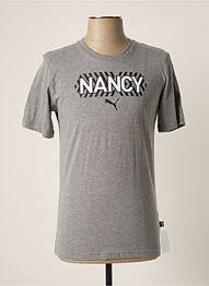 T-shirt coupe cintrée manches courtes gris PUMA homme