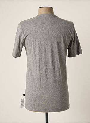 T-shirt tissage chiné manches courtes gris PUMA homme