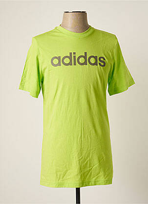 T-shirt vert ADIDAS pour garçon