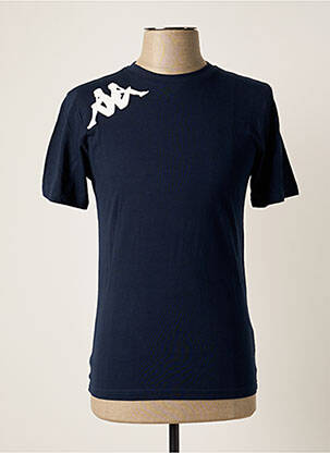 T-shirt bleu KAPPA pour homme