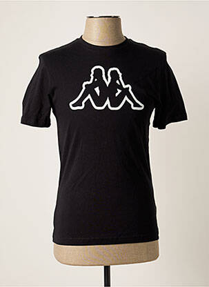 T-shirt noir KAPPA pour homme