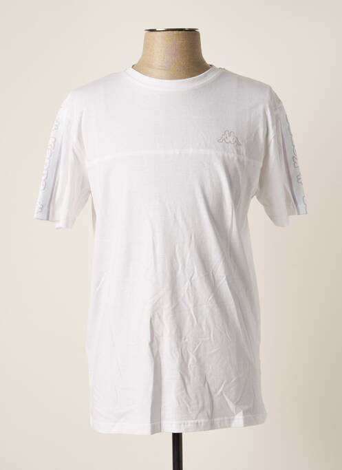 T-shirt blanc KAPPA pour homme