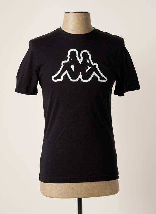 T-shirt noir KAPPA pour homme