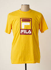 T-shirt jaune FILA pour homme seconde vue