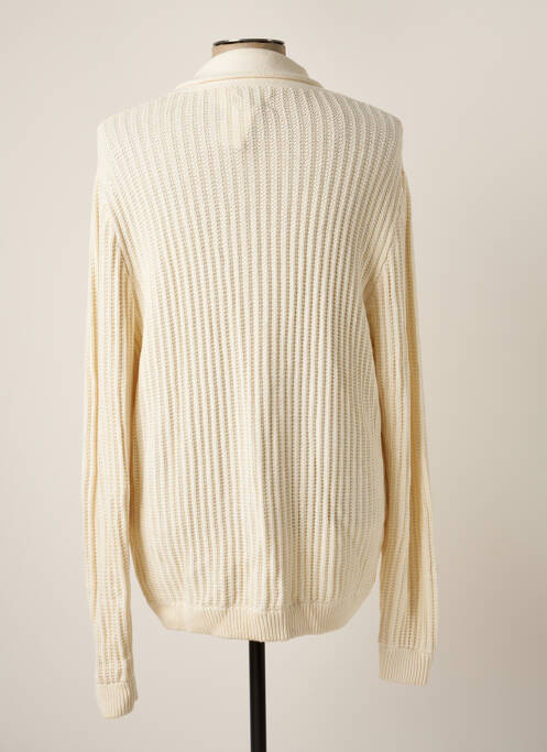 Gilet manches longues beige DEVRED pour homme