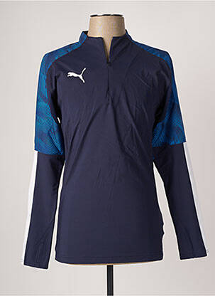 T-shirt sérigraphie manches longues bleu PUMA femme