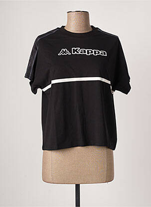 T-shirt noir KAPPA pour femme