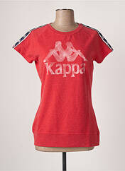 T-shirt rouge KAPPA pour femme seconde vue