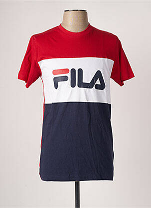 T-shirt rouge FILA pour homme