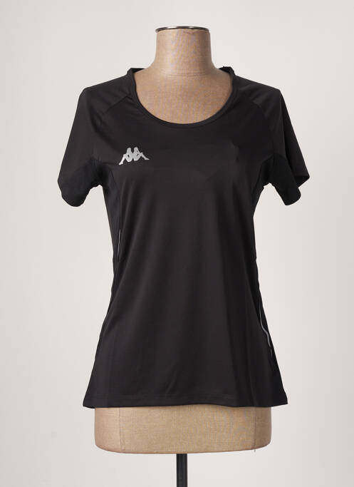 T-shirt noir KAPPA pour femme