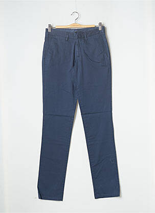 Pantalon chino bleu AZZARO pour homme