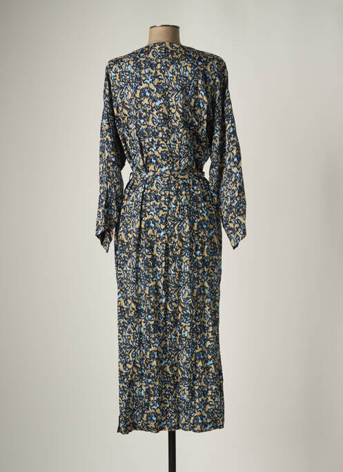 Veste kimono bleu KAFFE pour femme