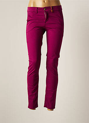 Pantalon chino violet HOPPY pour femme