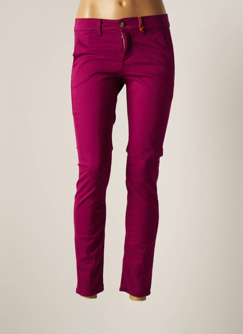 Pantalon chino violet HOPPY pour femme